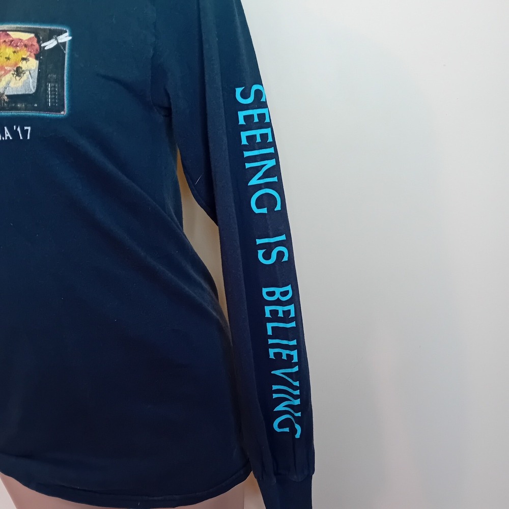 '17 Travis Scott Seeing Is Believing Tour Long Sleeve Graphic Tee Cactus Jack S - Picture 8 of 16